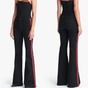 MOTHER FLARE EMBROIDERED JEANS SO CUTEEEE